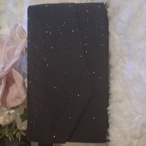 Black Glitter Clutch